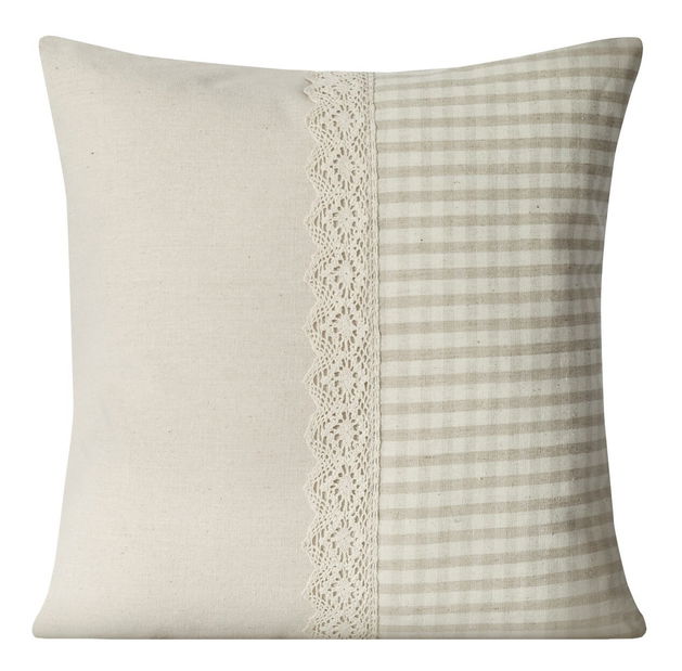 Ozdobný polštář 40X40 cm Sindy1 (krémová) (1 ks)