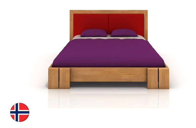 Manželská postel 180 cm Naturlig Manglerud (buk)