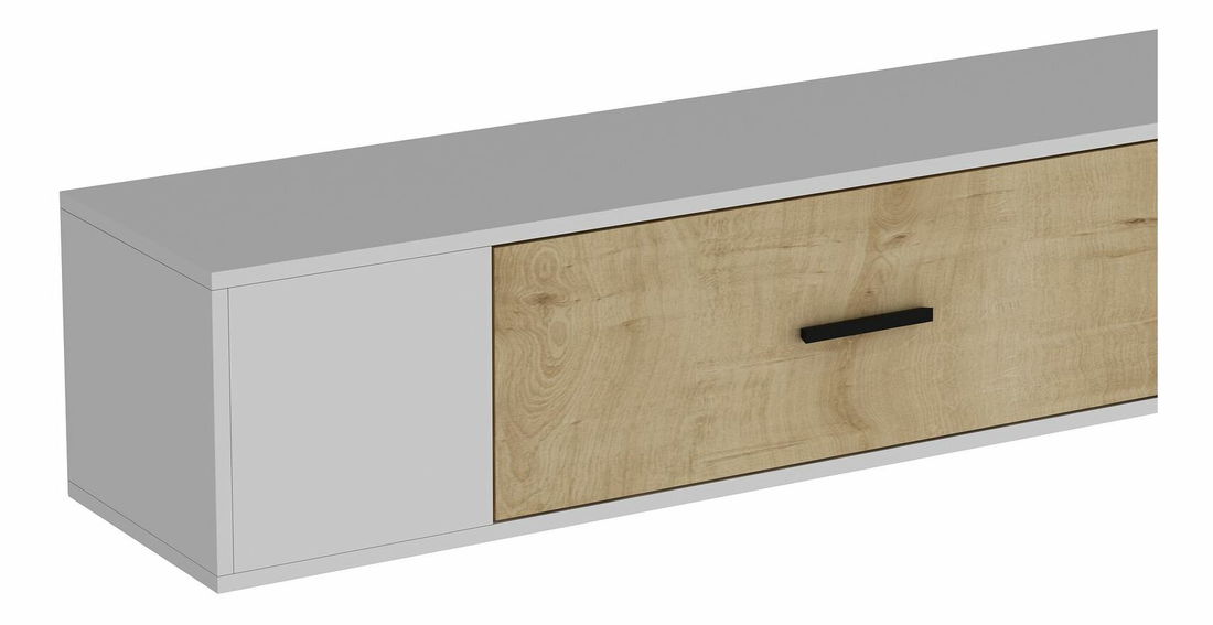 TV stolek/skříňka Kondor (bílá + dub safírový)