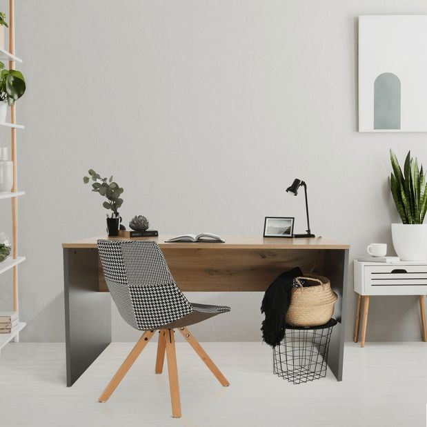 Psací stůl Hamila NEW TYP 11 (grafit + dub artisan)