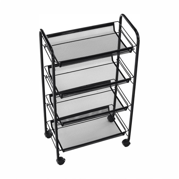 Servírovací vozík Myron (černá)