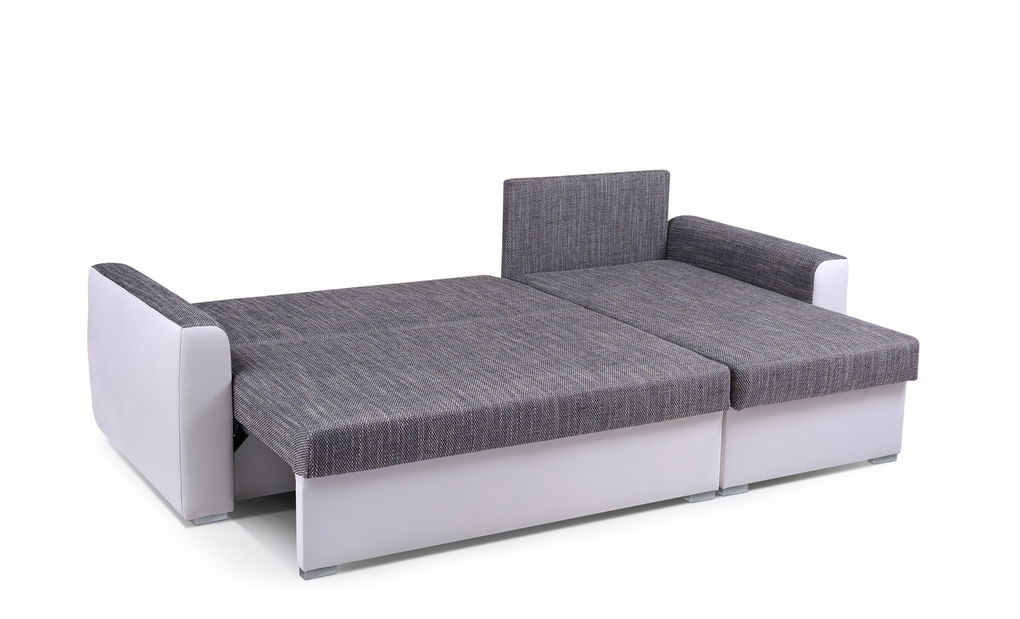 Rohová sedačka Primo (světlohnědá + tmavě hnědá) (P)