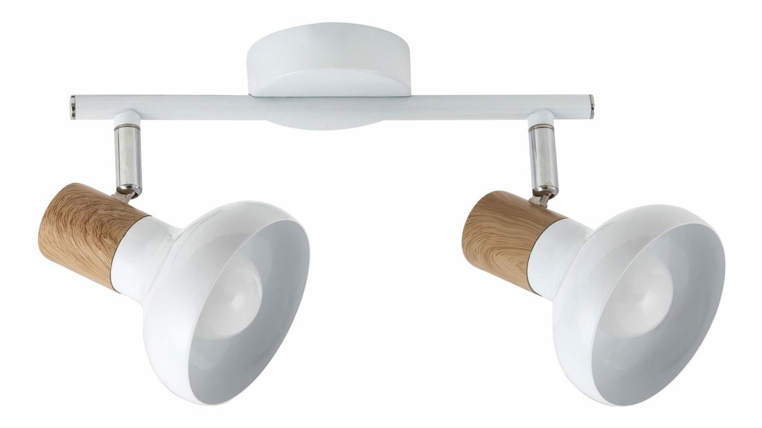 Bodové svítidlo Holly 5944 (bílá + buk)