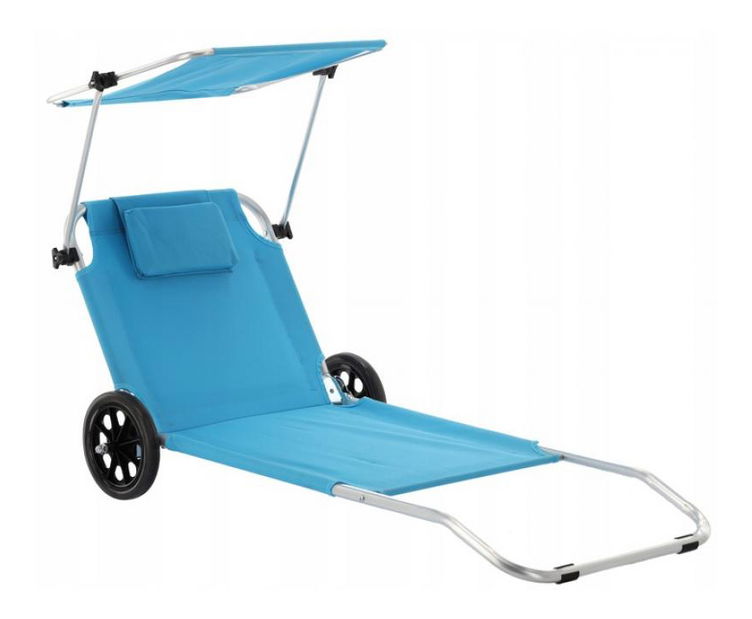 Zahradní lehátko Lehi (modrá)