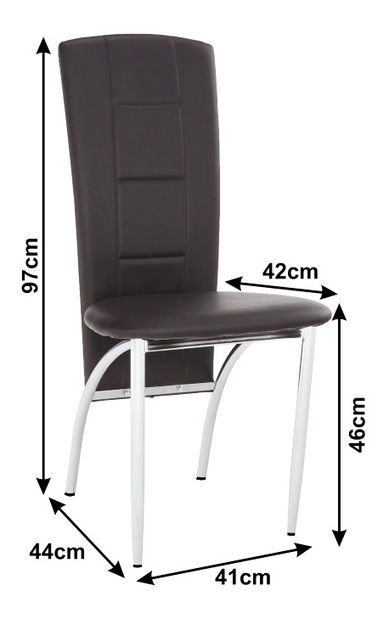 Jídelní židle Tanah hnědá