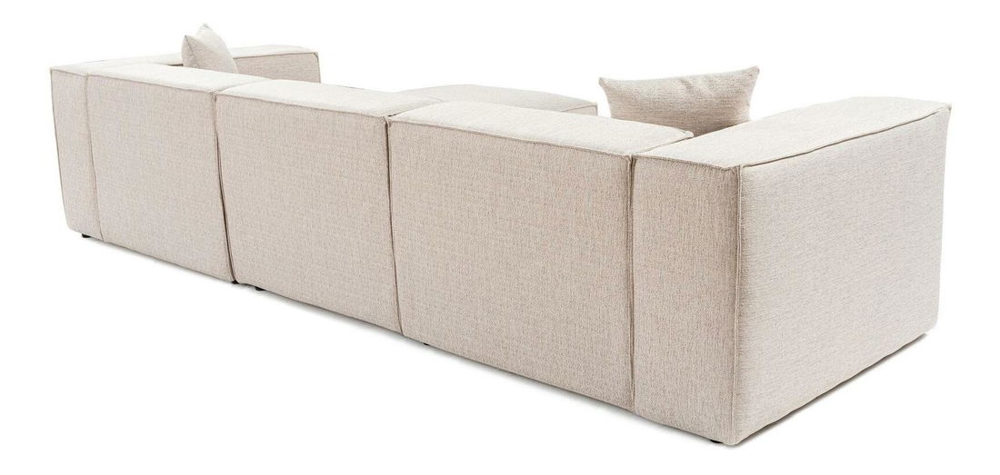 Rohová sedačka Lorella (světlohnědá)