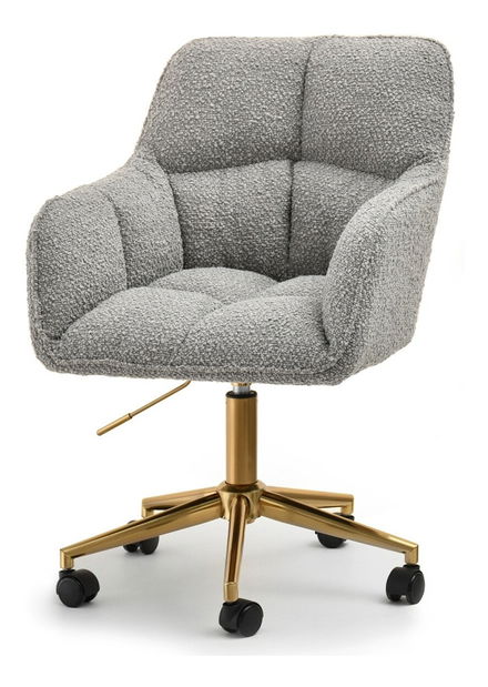 Křeslo Island (šedá + černá)