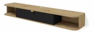 TV stolek/skříňka Ikaro (dub artisan + černá)
