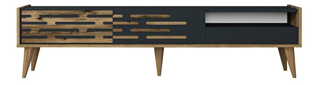 TV stolek/skříňka Tonase (ořech + antracit)