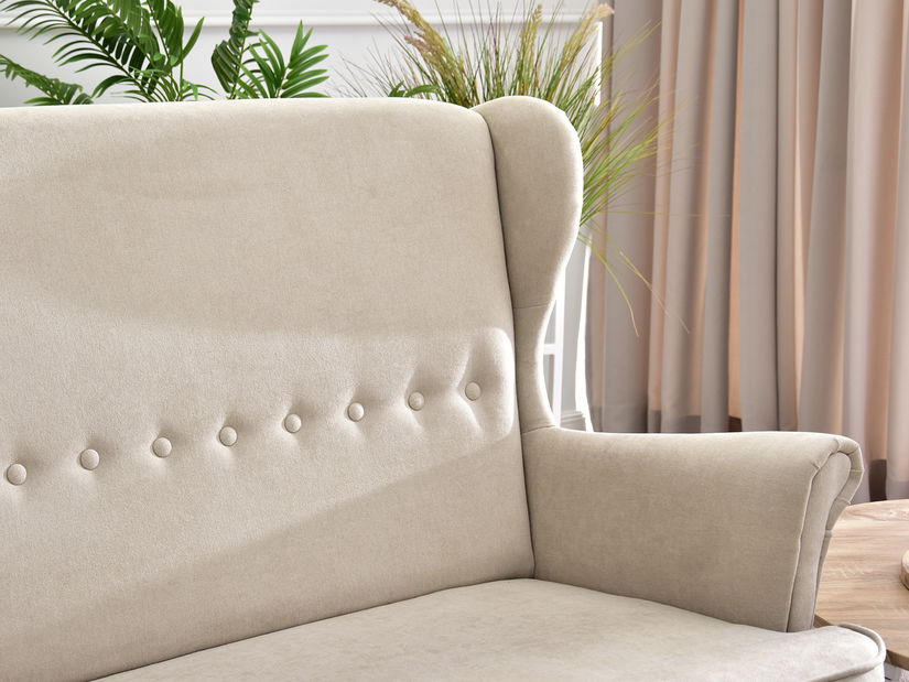 Pohovka dvousedačka ve tvaru ušák Muriera (bílá)