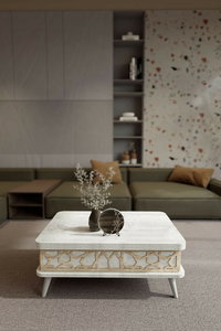 Konferenční stolek Otta O (Bílá)