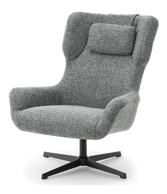 Křeslo Irma (grafit + černá)