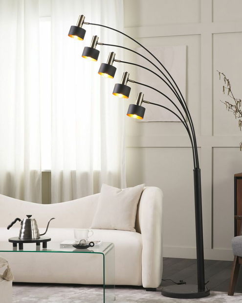 Stojanová lampa Alvina (černá)