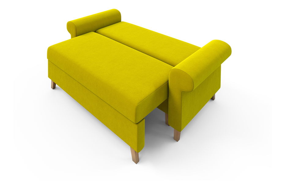 Pohovka dvousedačka Ostrol (žlutá)
