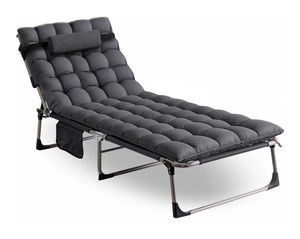 Zahradní lehátko Venden (šedá)