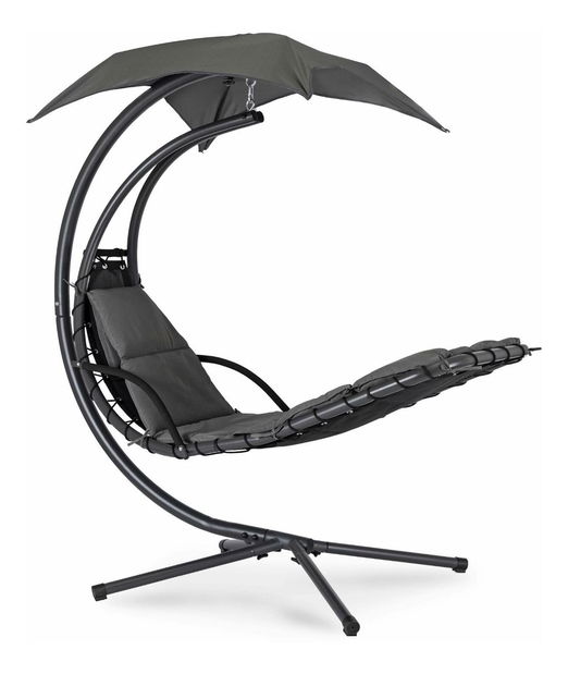 Zahradní houpací křeslo Respirar (šedá)