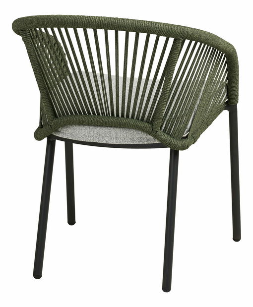 Zahradní židle Neavetaora 1 (šedá + zelená)