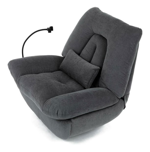 Polohovací křeslo Teniente (šedá)