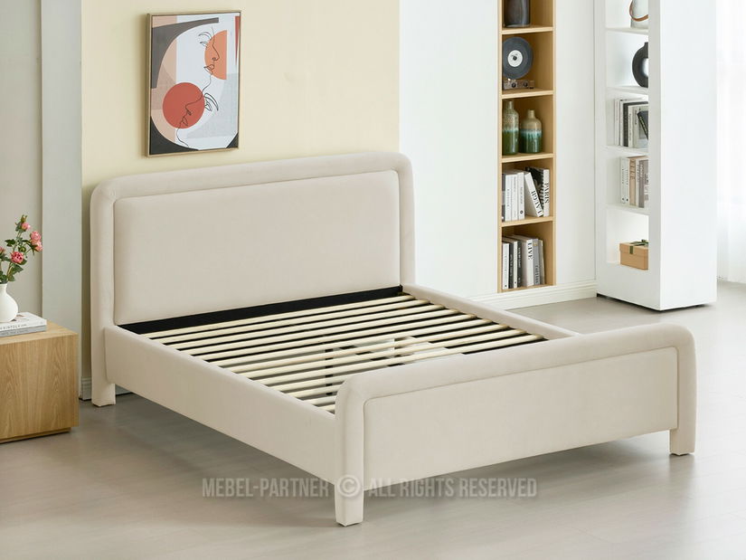 Manželská postel 160 cm Campus 160 (béžová)