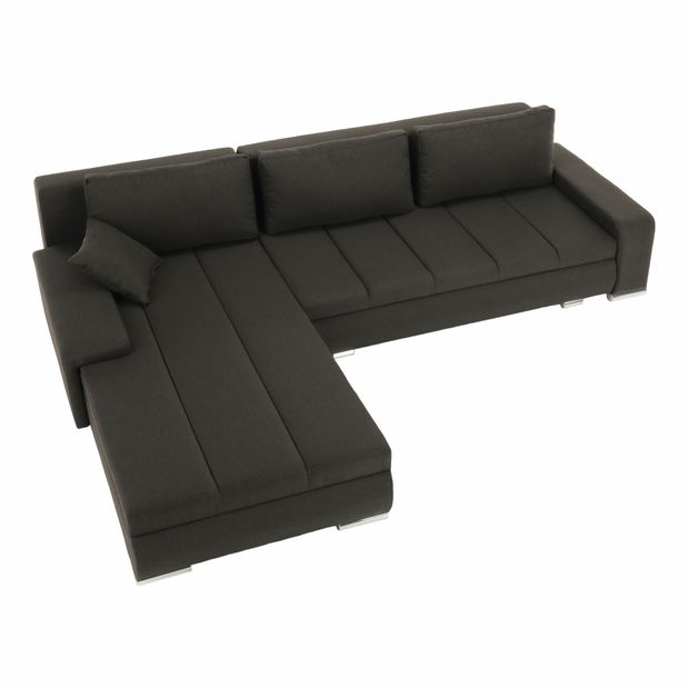 Rohová sedací souprava Tonil (hnědá)