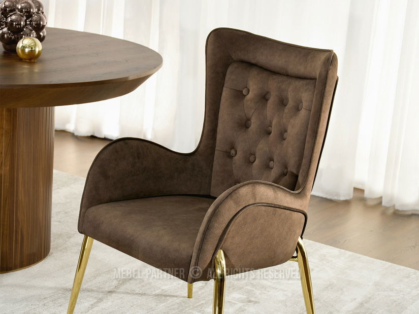 Jídelní židle Multe (zlatá)