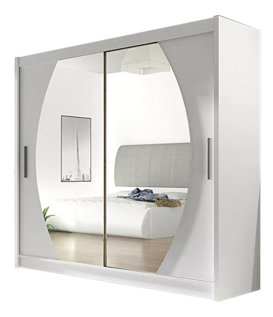 Šatní skříň Baker IV (bílá)