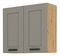 Horní kuchyňská skříňka Lucid 80 G 72 2F (dub artisan + claygrey)