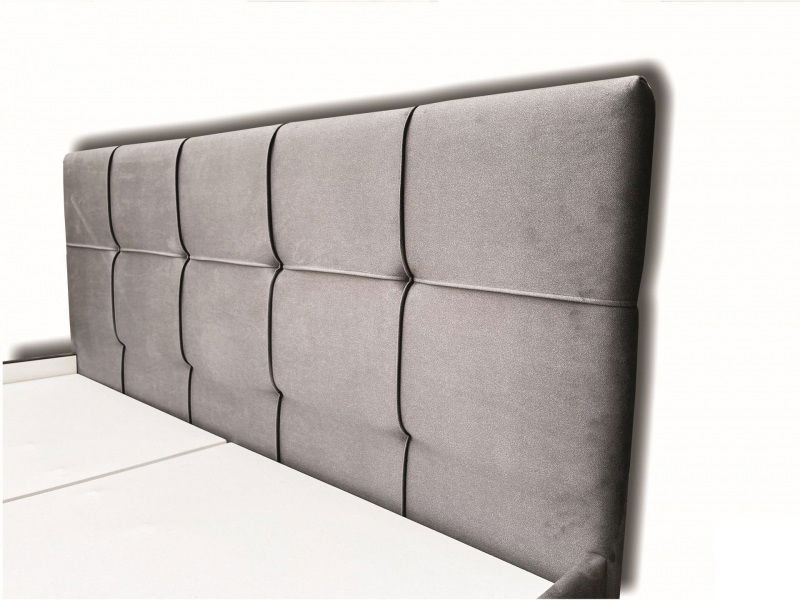 Manželská postel 160 cm Elissa (bez matrace) (s roštem lamelovým)