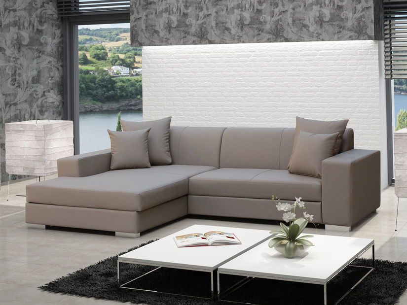 Rohová sedací souprava Montura (světlešedá) (L)