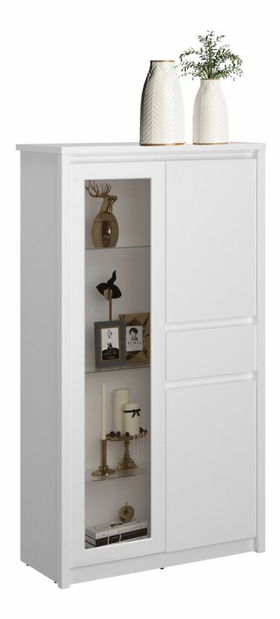 Vitrína ERODON (bílá)