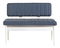 Lavice Vlasta 3 (bílá + tmavě modrá) (s úl. prostorem)