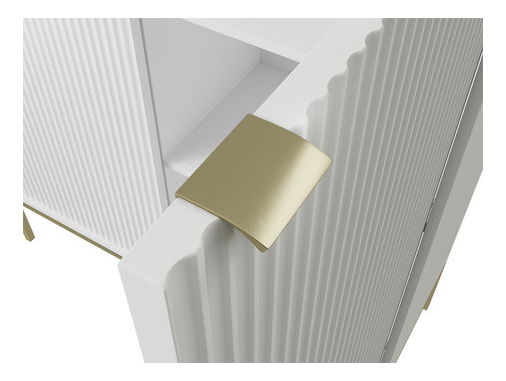 Komoda Mijeno Gold MKSZ154 (bílá + zlatá)