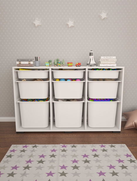 Organizér na hračky Dremonka 1 (bílá)