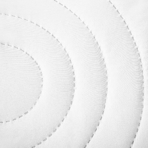 Přehoz na postel 210x170 cm Alisa (bílá + černá)