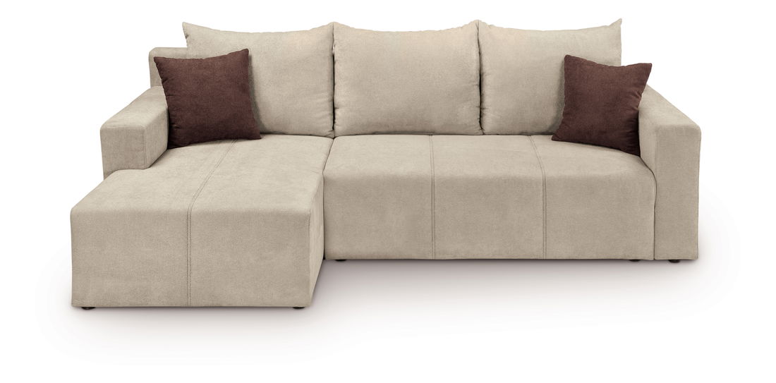 Rohová sedací souprava BRW Mateo II Lux 3DL URC (béžová) (L)