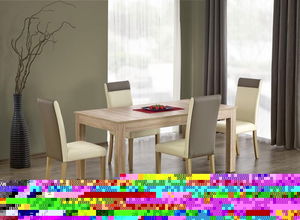 Jídelní stůl Shana (dub sonoma) (pro 6 až 12 osob)