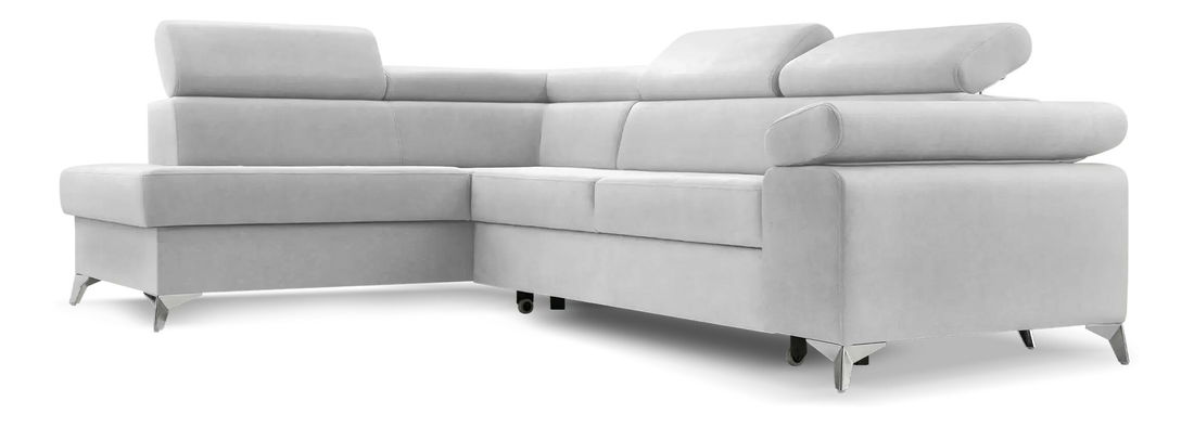 Rohová sedací souprava Madeira (světle šedá) (L)