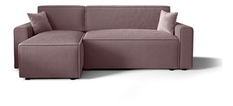 Rohová sedací souprava Mirage Bis Sed (pudrová růžová) (L)