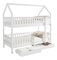 Dětská patrová postel 90 cm Virtuoso (bílá) (s roštem) (s úl. prostorem)