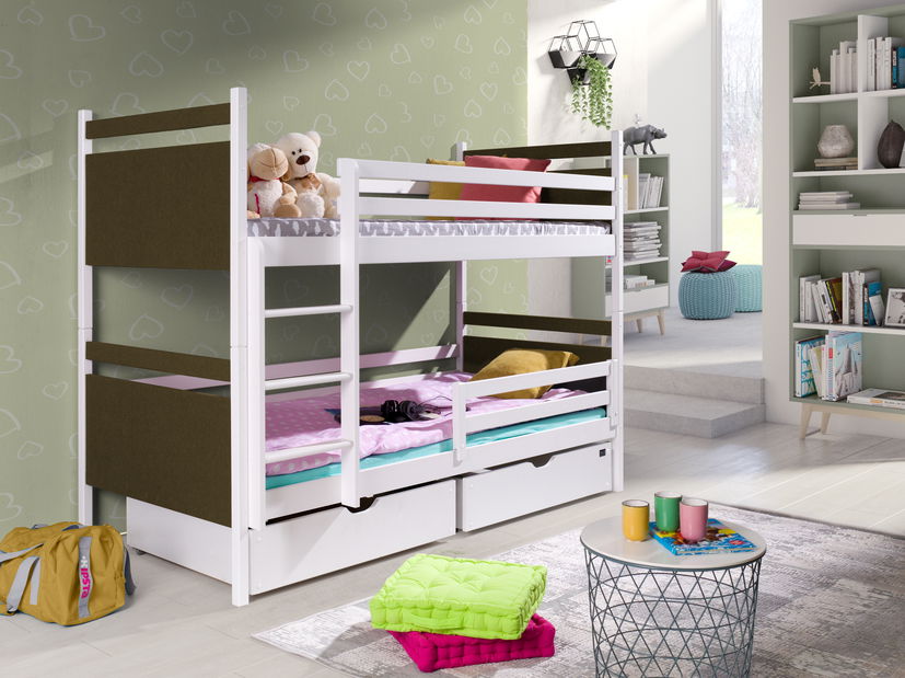 Dětská postel 90 cm Talia (s roštem a úl. prostorem) (sawana 03)