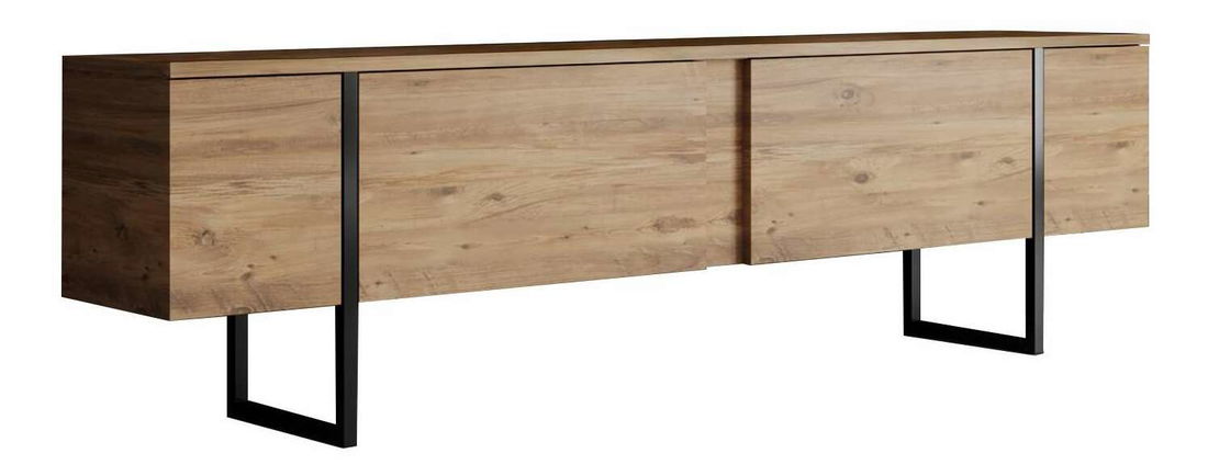 TV stolek/skříňka Luxurento (borovice černá)