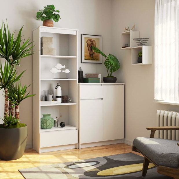 Regál Radha (bílá)