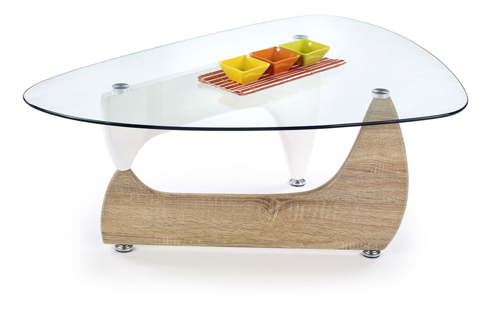 Konferenční stolek Karen Dub Sonoma + bílá