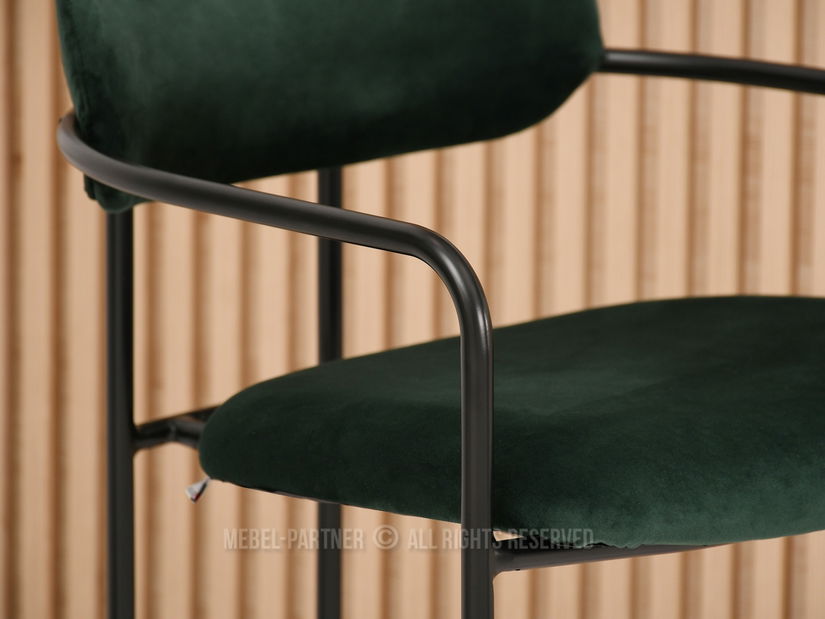 Židle Viola (zelená + černá)