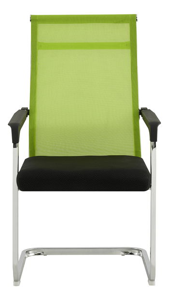 Kancelářská židle Rimal (zelená + černá)