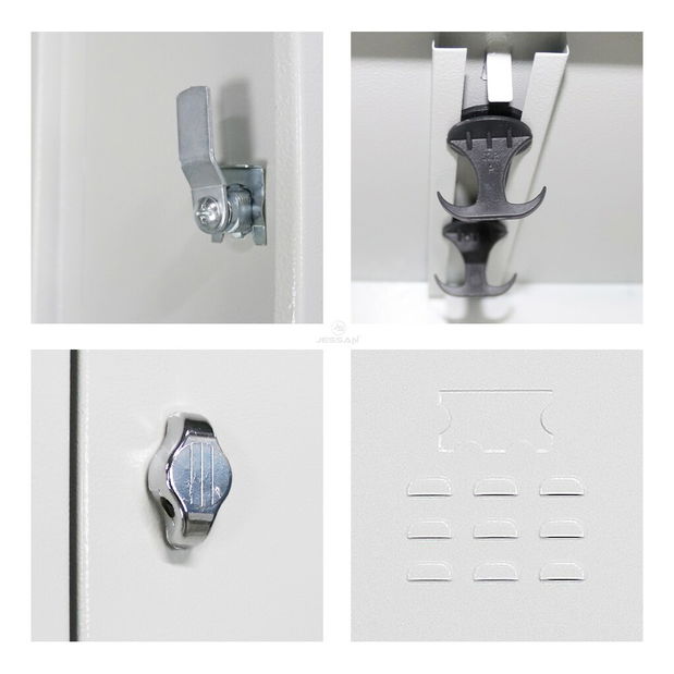 Uzamykatelná skříň Jessia 14 (modrá)