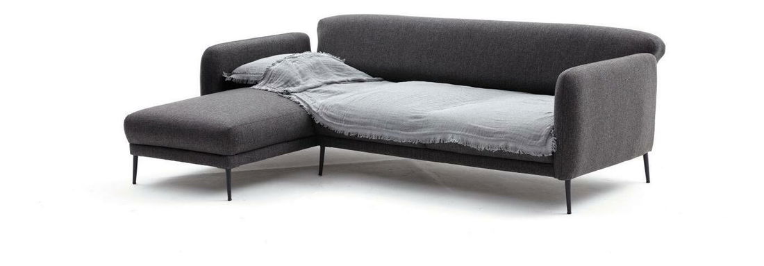 Rohová sedačka Victory (L) (antracit + černá)