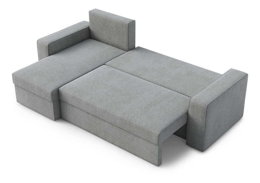 Rohová sedací souprava Duff (L) (růžová)