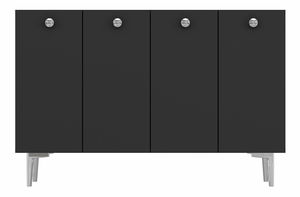 Skříňka Betí 1 (bílá + černá)