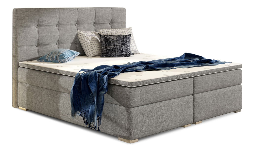 Boxspring postel 180 cm Irma 01 (béžová)